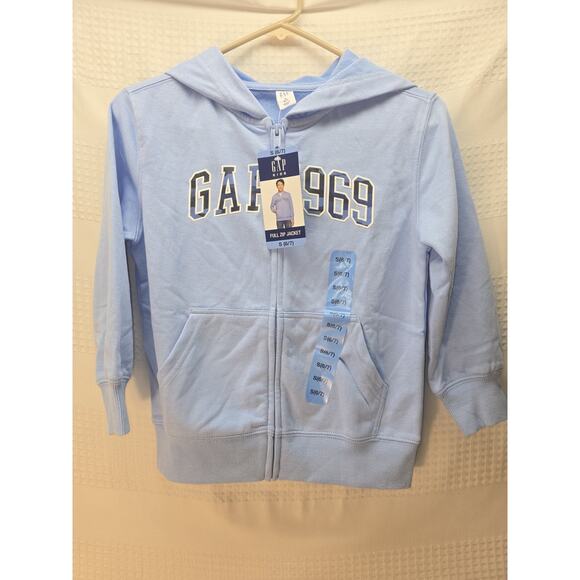 GAP Other - NWT Boys Blue GAP Full Zip Hoodie Jacket Small 6/7 6550